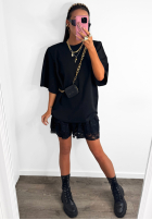 Tricou La Milla When You Look negru
