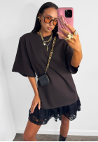 Tricou La Milla When You Look ciocolatiu