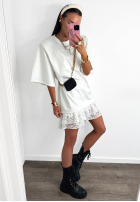 Tricou La Milla When You Look Alb