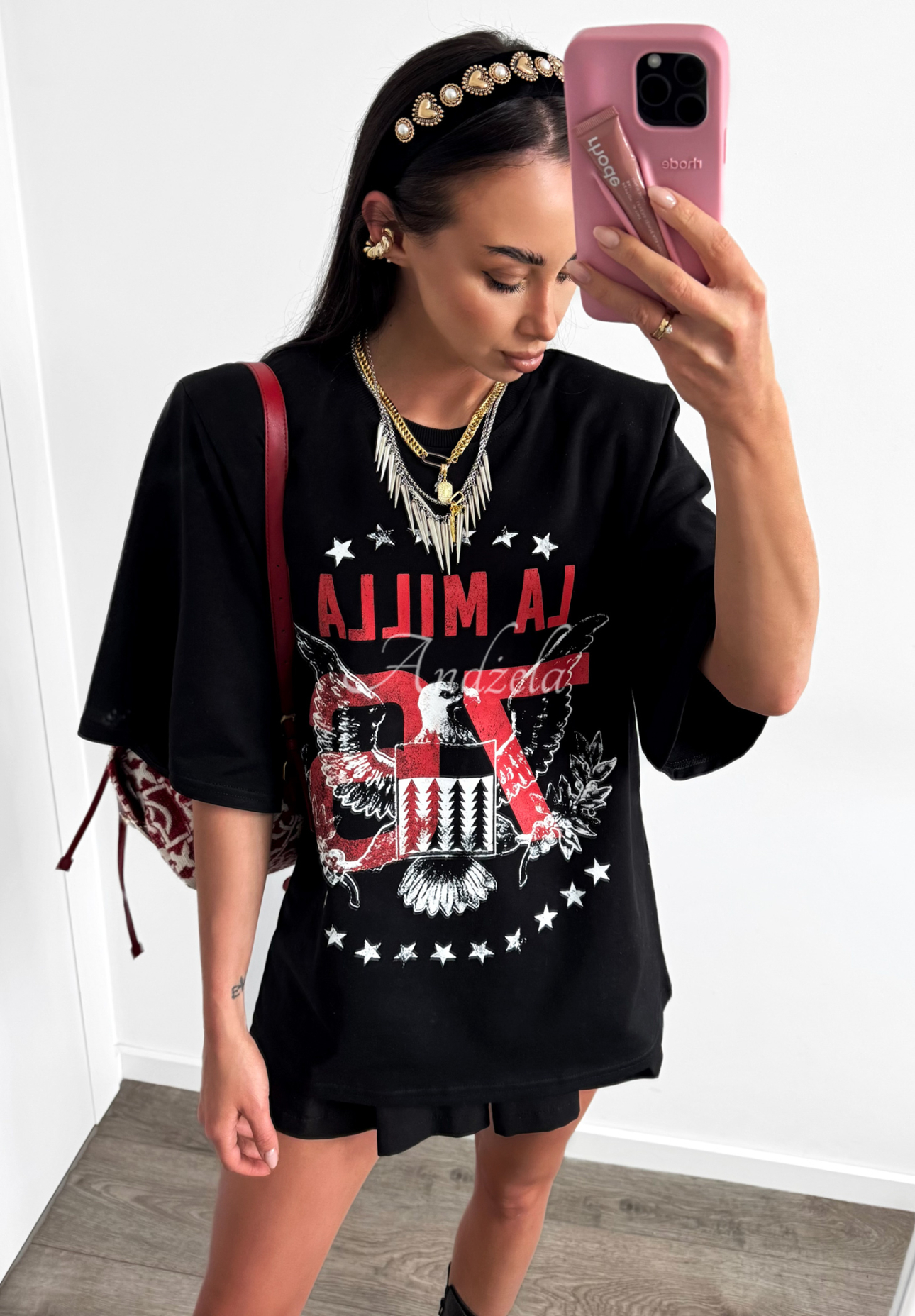 Tricou cu imprimeu La Milla Rise and Conquer