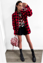 Tricou z nadrukiem La Milla Rise and Conquer negru