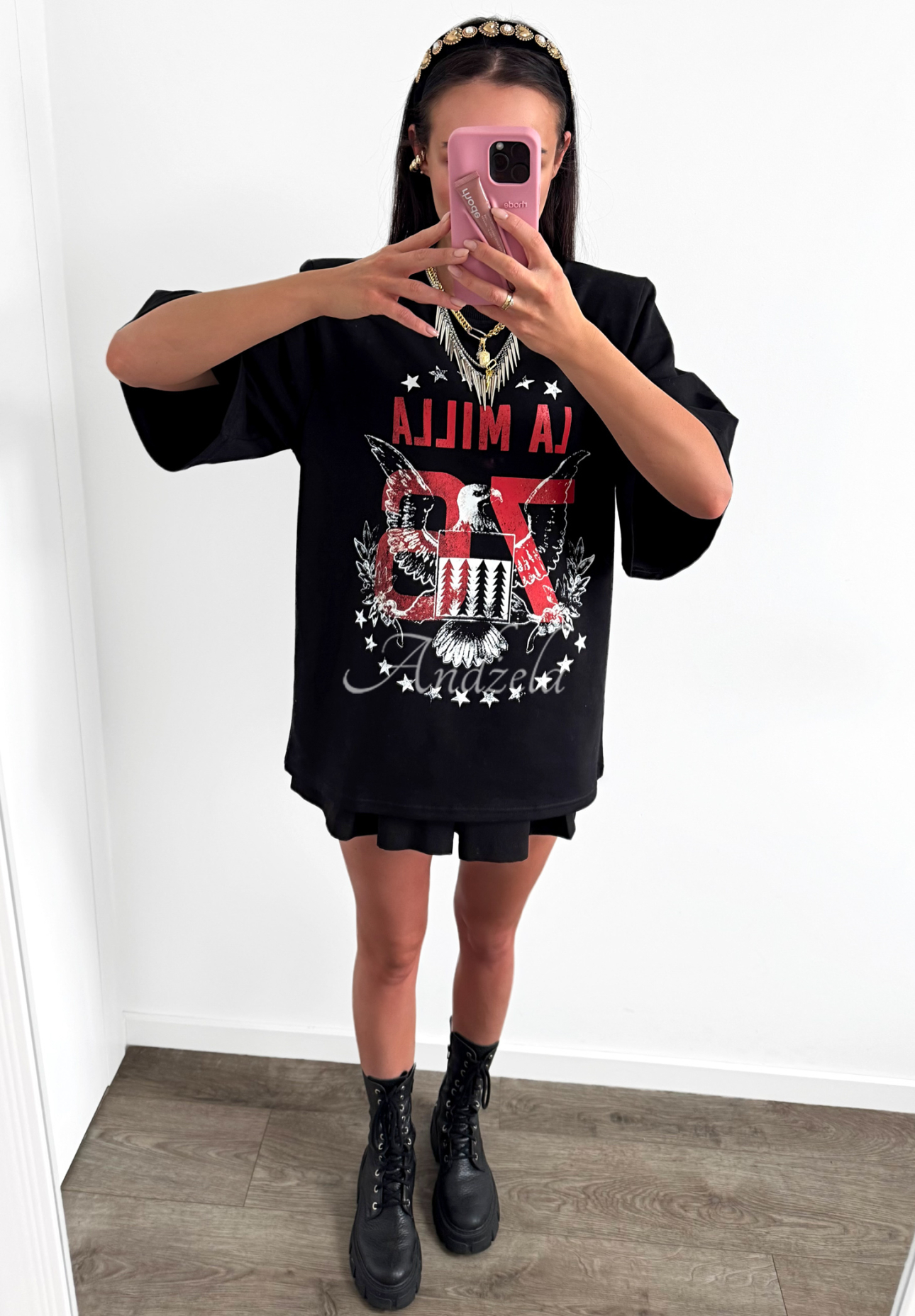 Tricou cu imprimeu La Milla Rise and Conquer