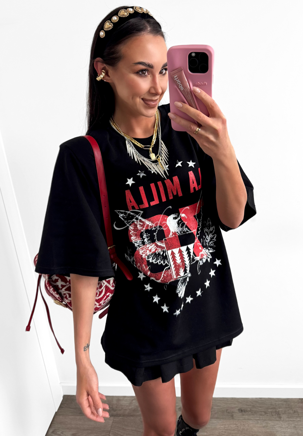Tricou cu imprimeu La Milla Rise and Conquer