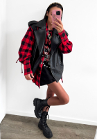 Tricou z nadrukiem La Milla Rise and Conquer negru