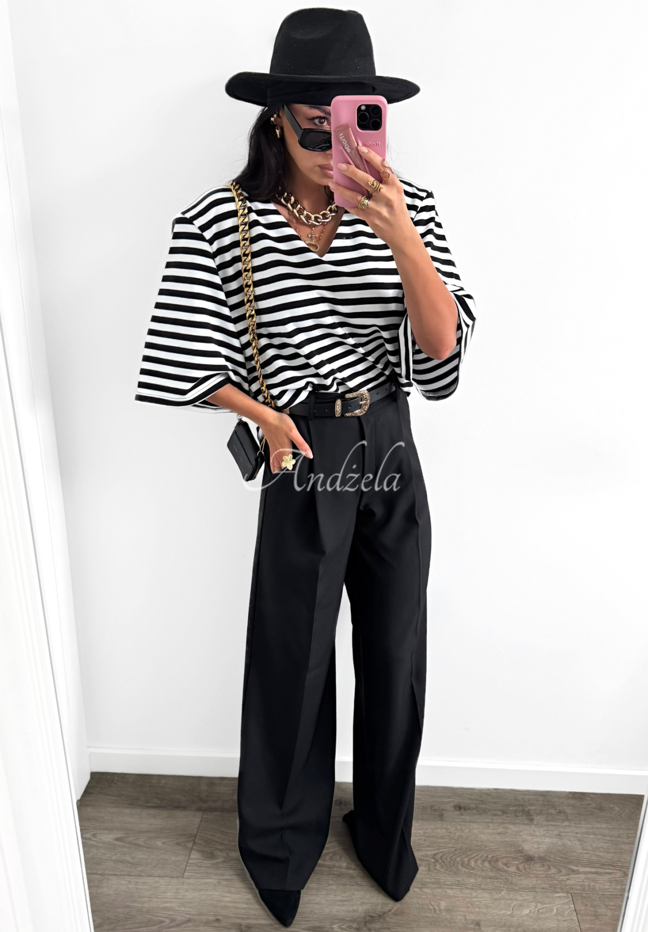Pantaloni eleganți wide leg din viscoză La Milla Own Rules