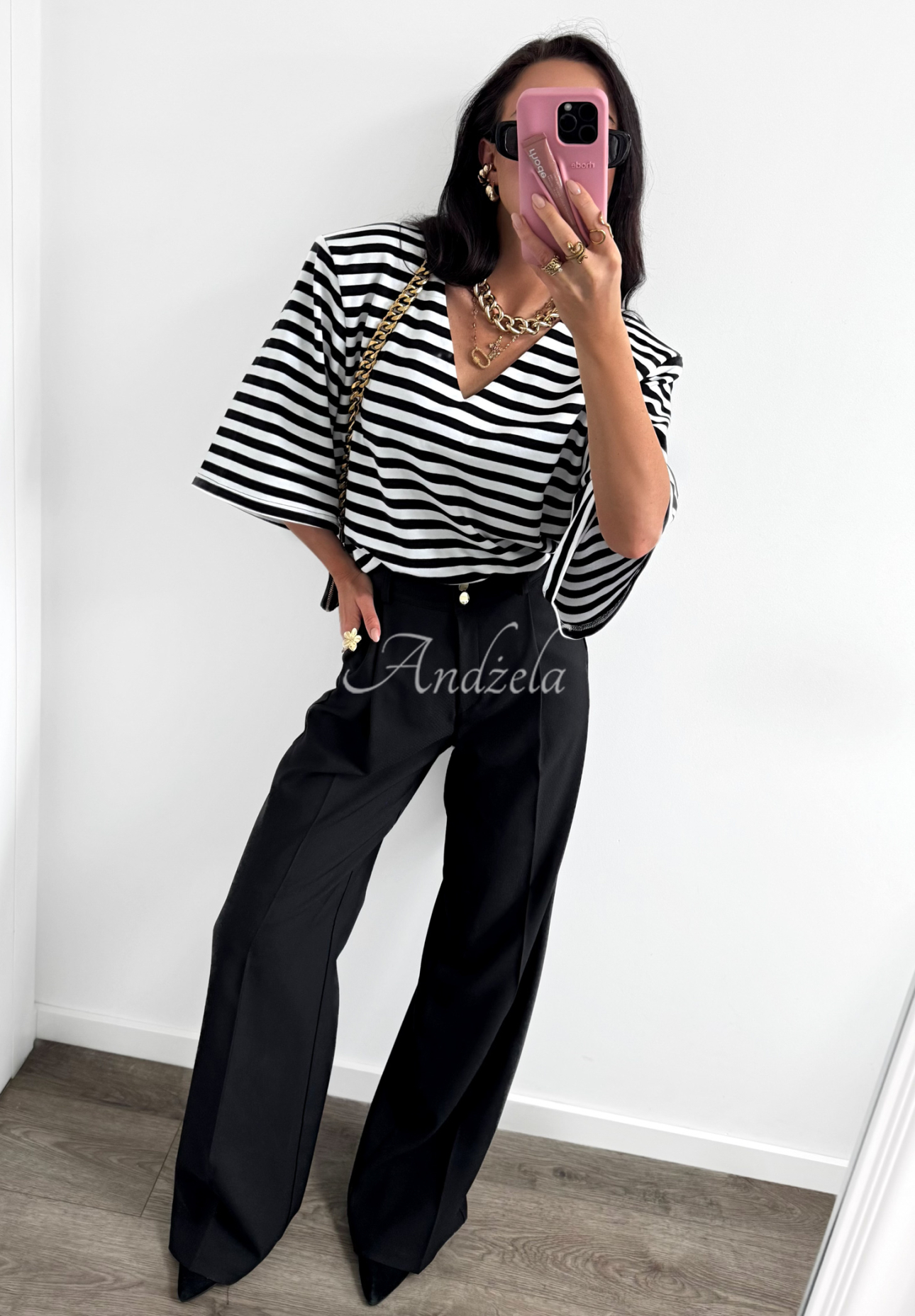 Pantaloni eleganți wide leg din viscoză La Milla Own Rules