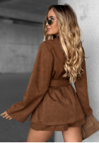 Zamszowa Sacou Private Story camel