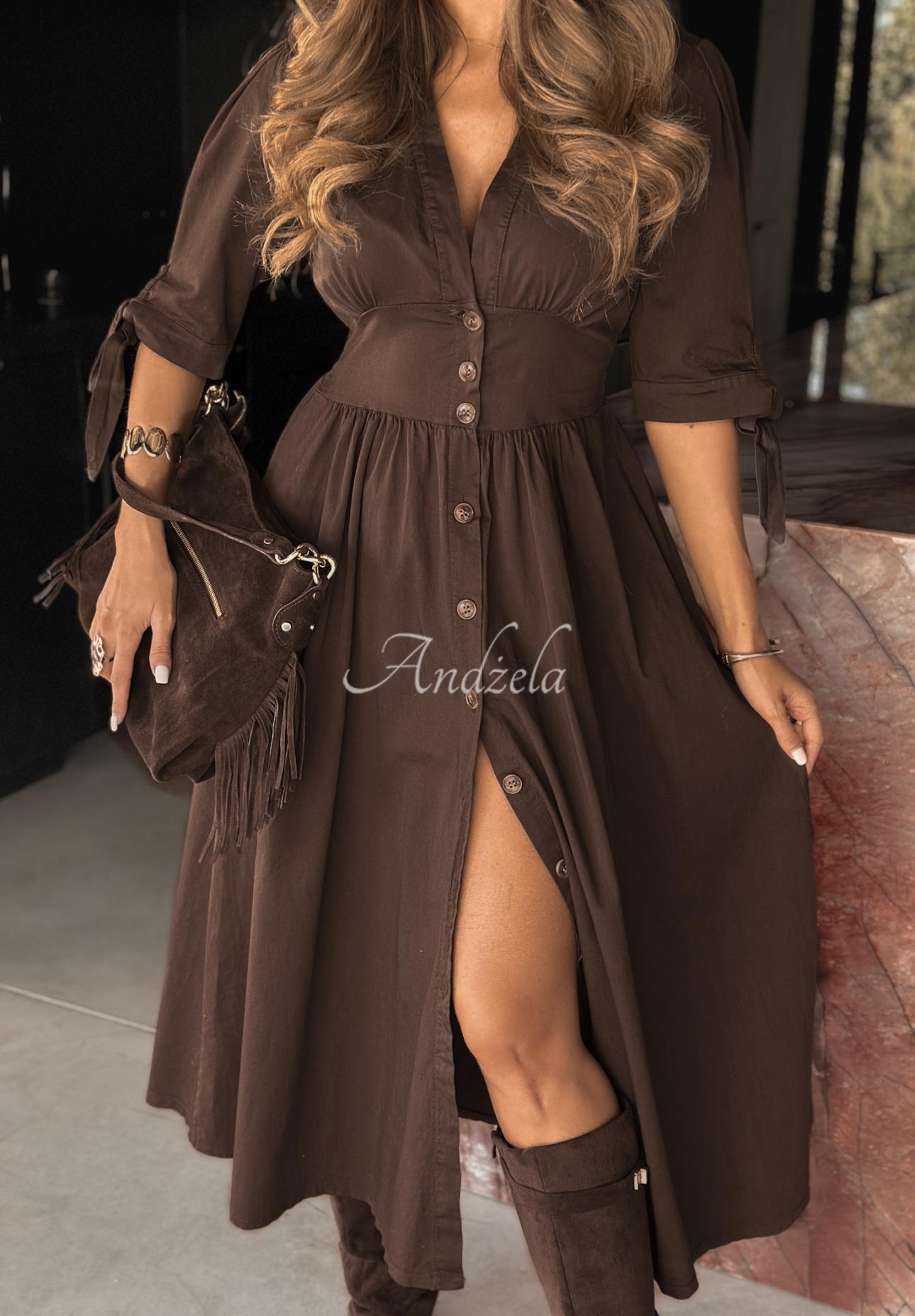 Rochie midi Watching The Sunrise