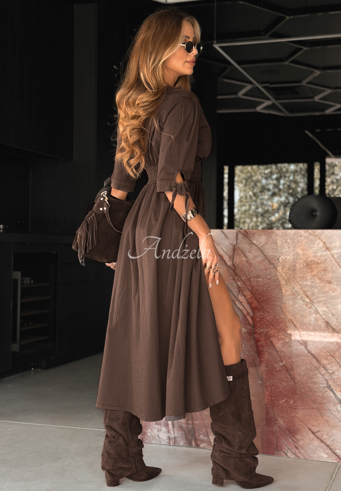 Rochie midi Watching The Sunrise