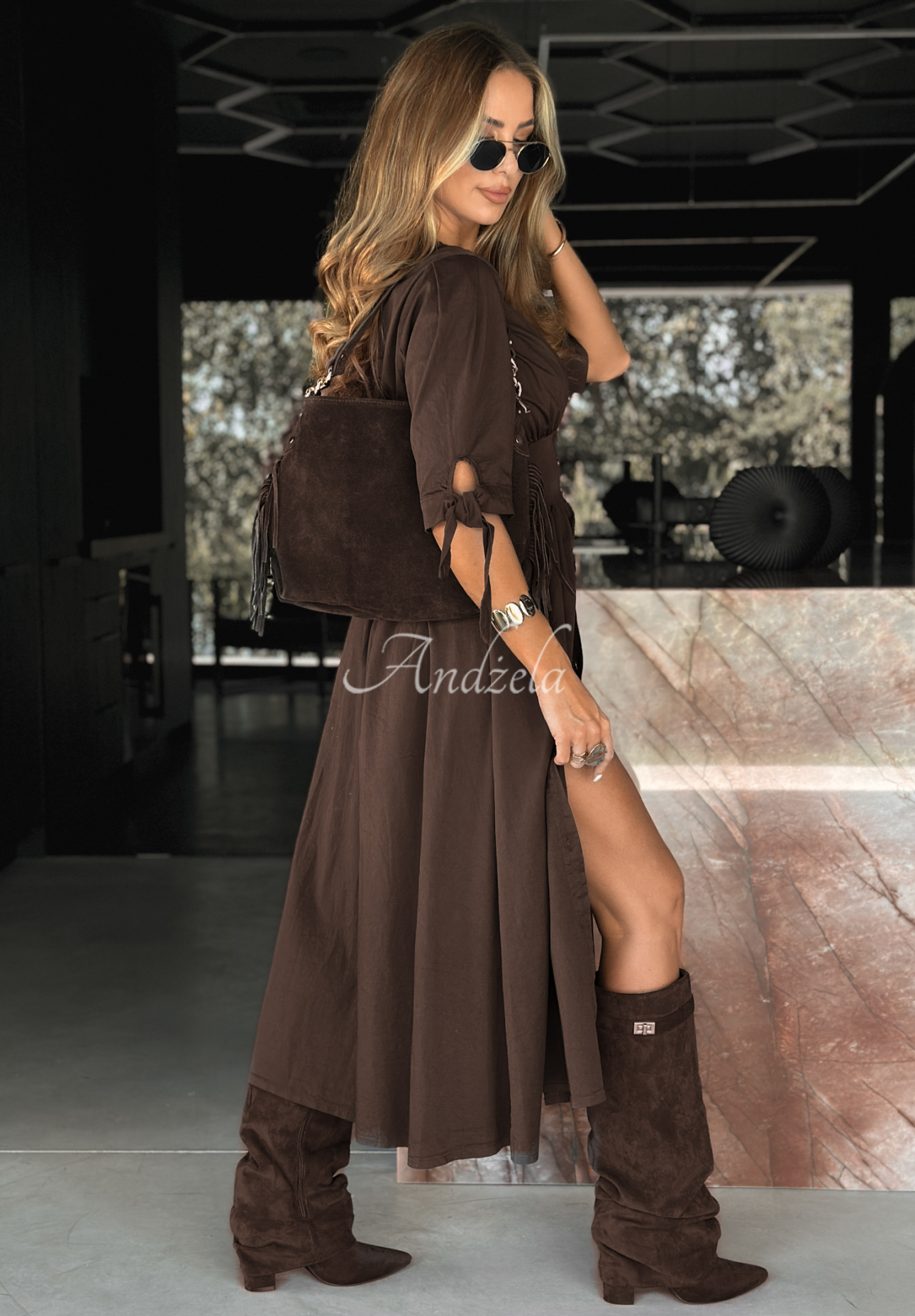 Rochie midi Watching The Sunrise