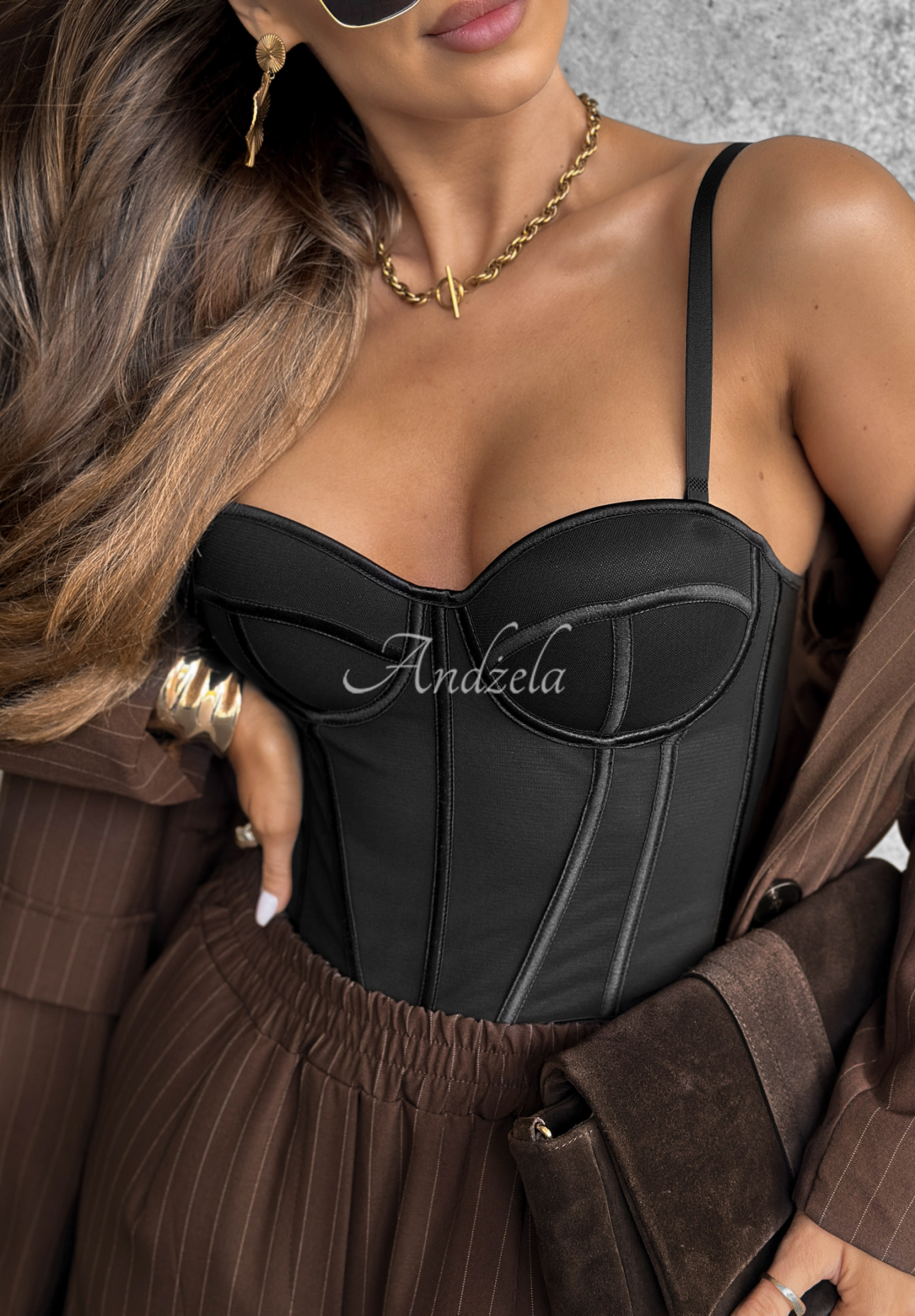 Top     corset cu bretele No Proof