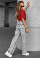 Tricou Made For You burgundowy