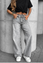 Blugi wide leg Don’t Ask Why