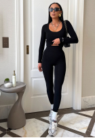 Wiskozowe Colanți La Milla Glow Up negre