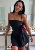 Gorsetowa Rochie mini La Milla Almost Said Yes negru