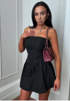 Gorsetowa Rochie mini La Milla Almost Said Yes negru