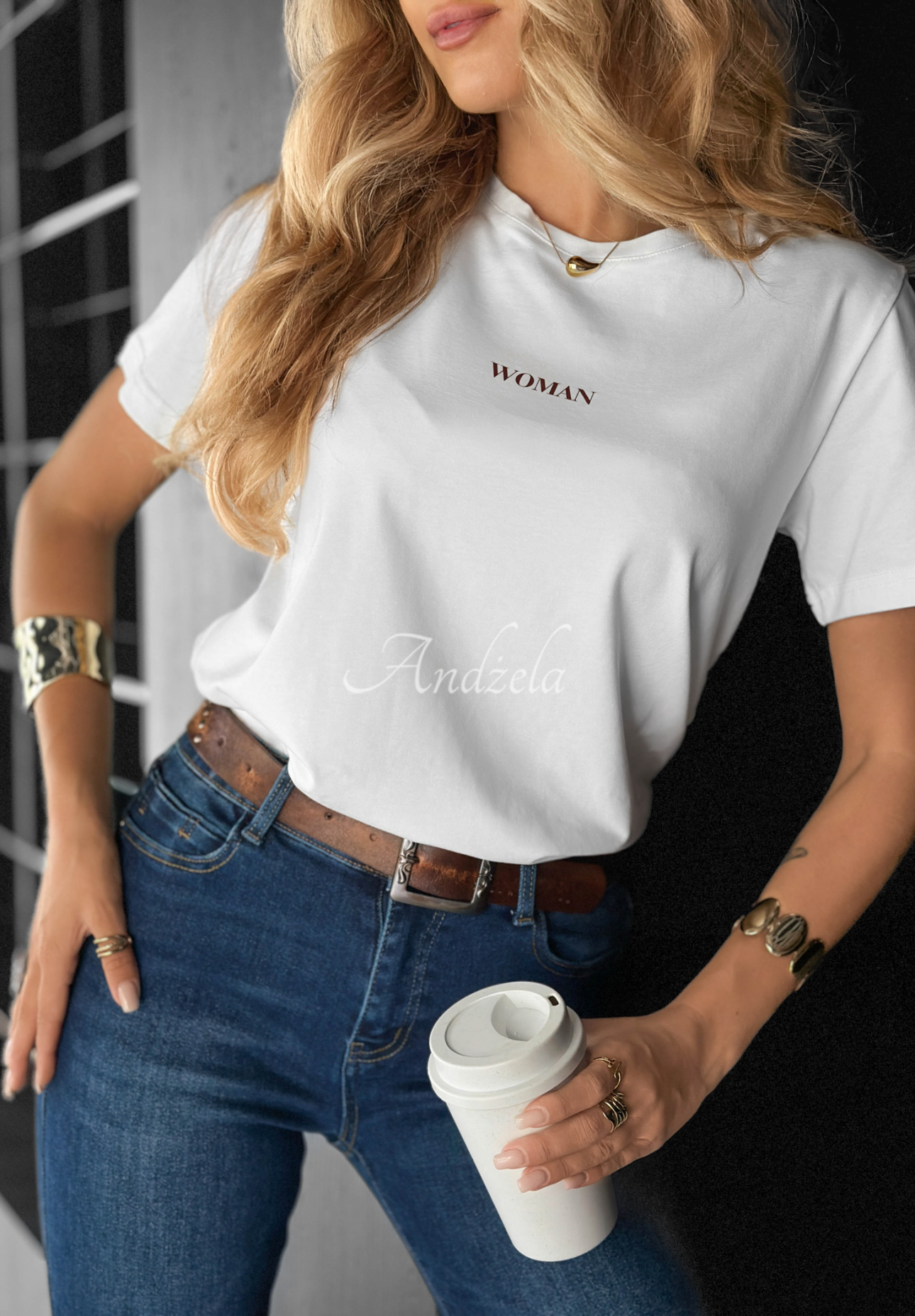 Tricou cu imprimeu Woman