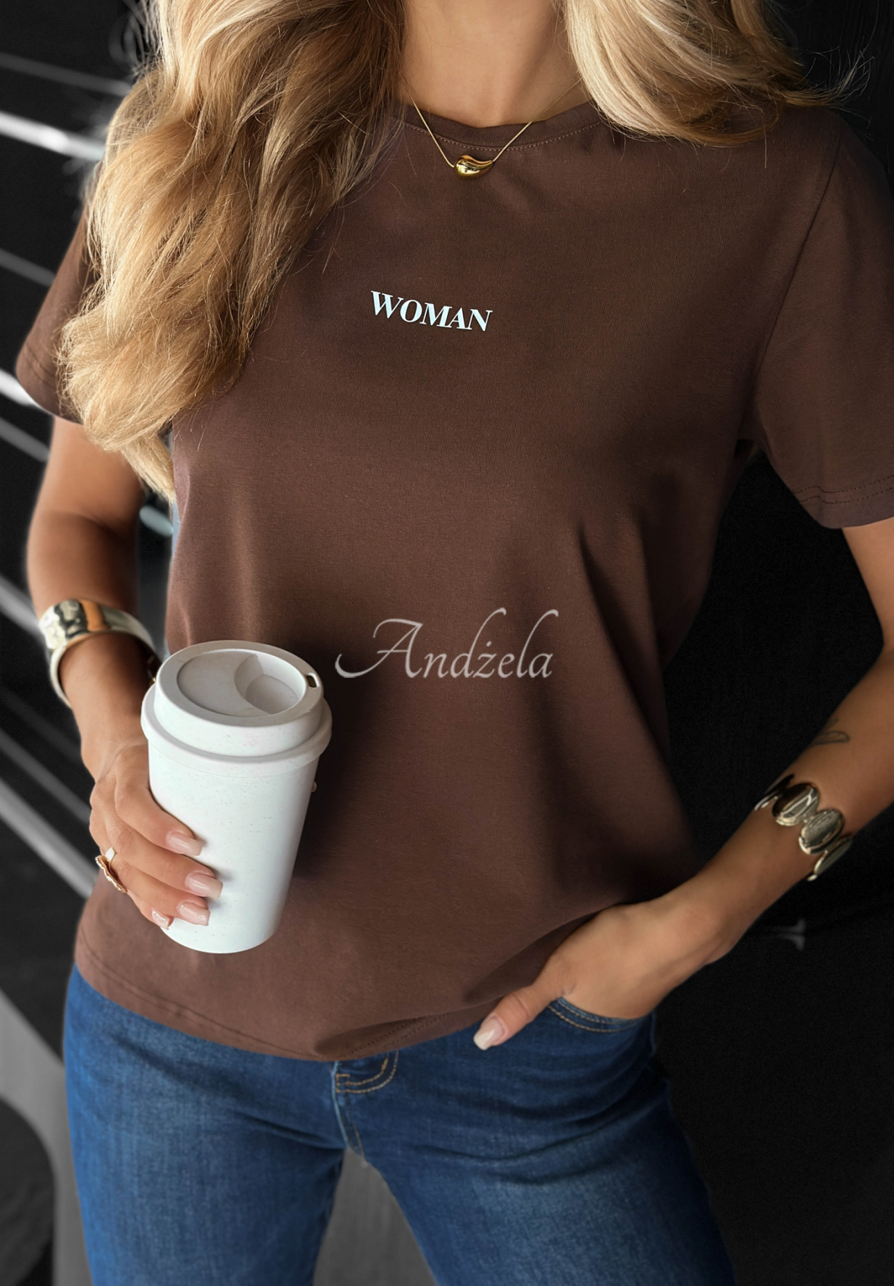 Tricou cu imprimeu Woman