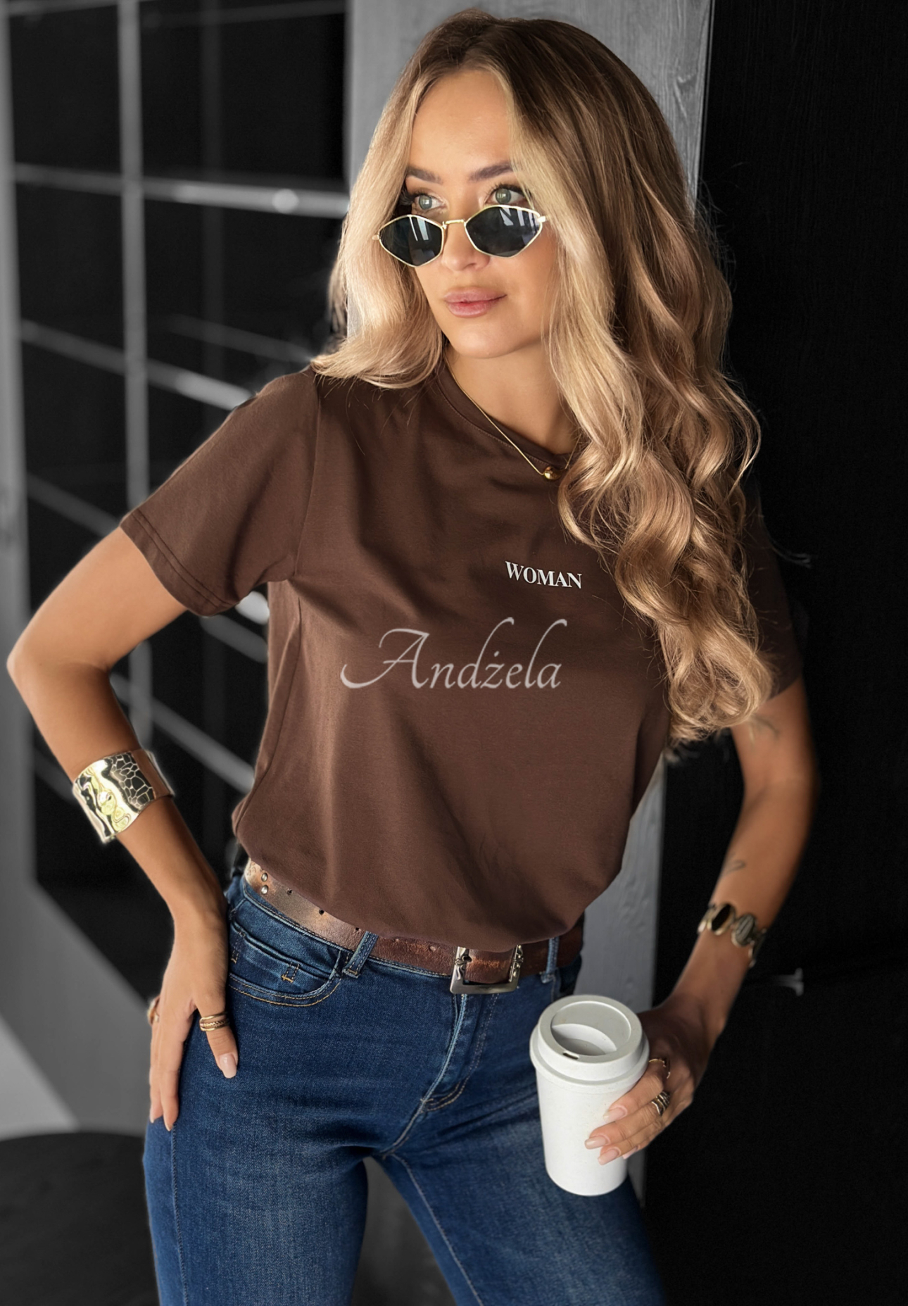 Tricou cu imprimeu Woman