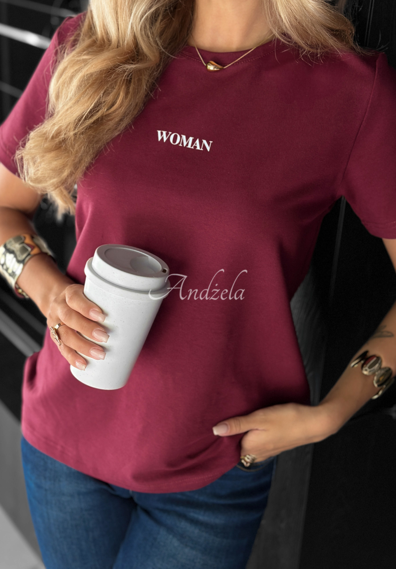 Tricou cu imprimeu Woman