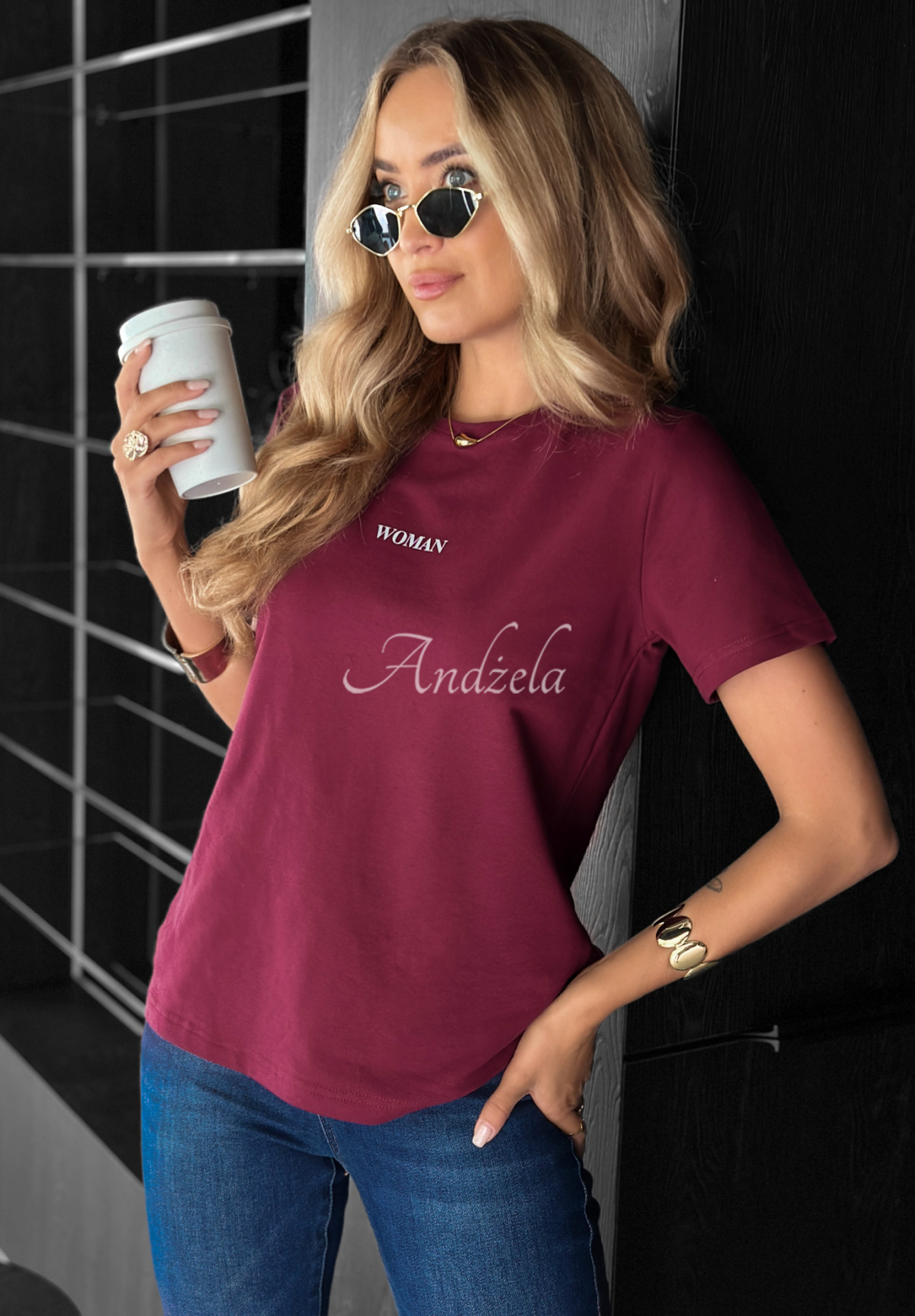 Tricou cu imprimeu Woman
