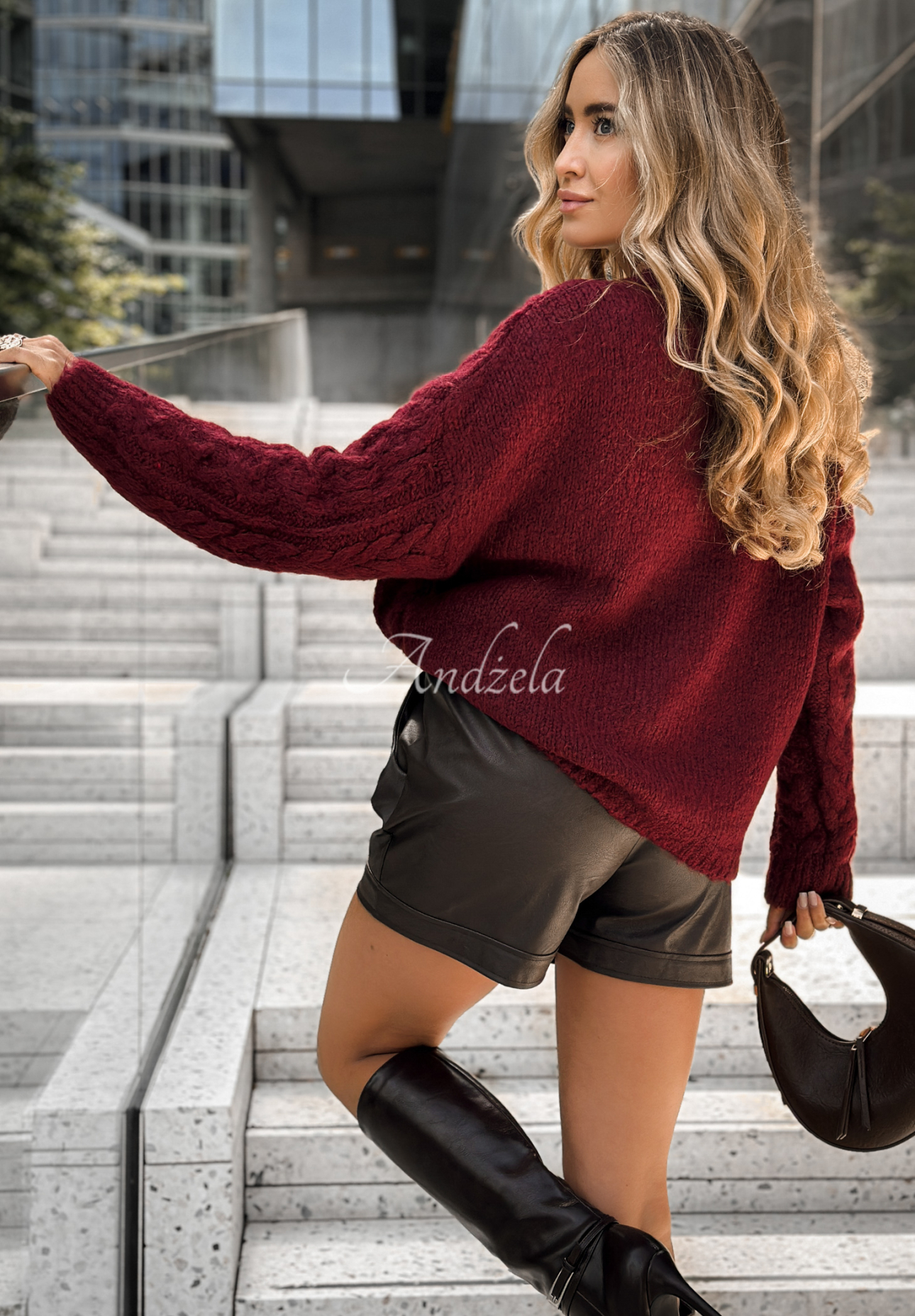 Cardigan împletit decorativ Chesterton