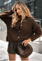 Cardigan împletit decorativ Chesterton