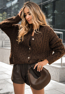 Cardigan împletit decorativ Chesterton