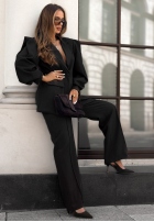 Compleu Sacou i Pantaloni Too Late To Ask negru