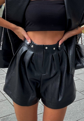 Pantaloni scurți din piele La Milla Back To Me