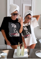 Tricou z nadrukiem La Milla Her Era negru
