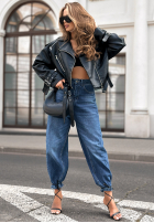 Scurtă skórzana Geacă biker Not Your Girl negru