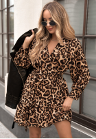 Rochie suprapusă cu imprimeu leopard Stayed Too Long