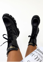 Skórzane Botine workery La Milla Women's Intuition negre