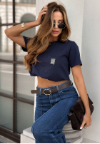 Tricou z kieszonką Pause That bluemarin