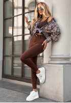 Pantaloni din denim skinny Fuel Your Passion ciocolatii