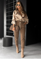 Pantaloni din denim Trust Your Vision ciocolatii