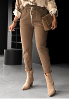 Pantaloni din denim Trust Your Vision ciocolatii