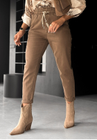 Pantaloni din denim Trust Your Vision ciocolatii