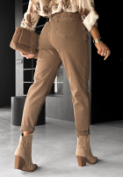 Pantaloni din denim Trust Your Vision ciocolatii