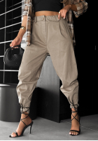 Pantaloni Middle Of Nowhere bej
