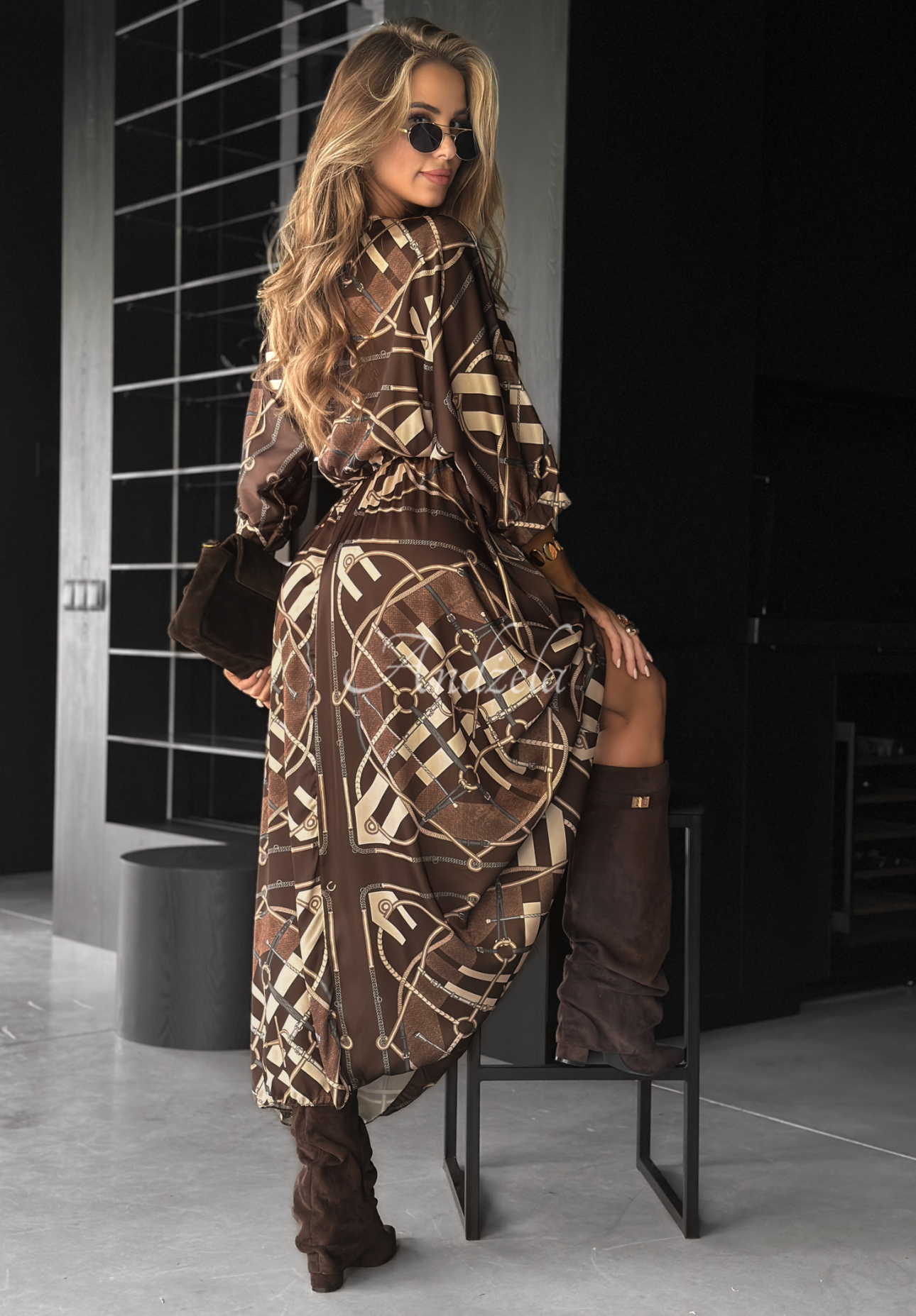 Rochie maxi cu imprimeu Vision You Seek