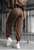 din material textil Pantaloni You Left Early ciocolatii