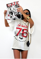 Tricou cu imprimeu La Milla Rise and Conquer