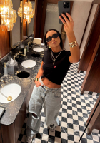Pantaloni din denim z przetarciami La Milla Look At Her albastre