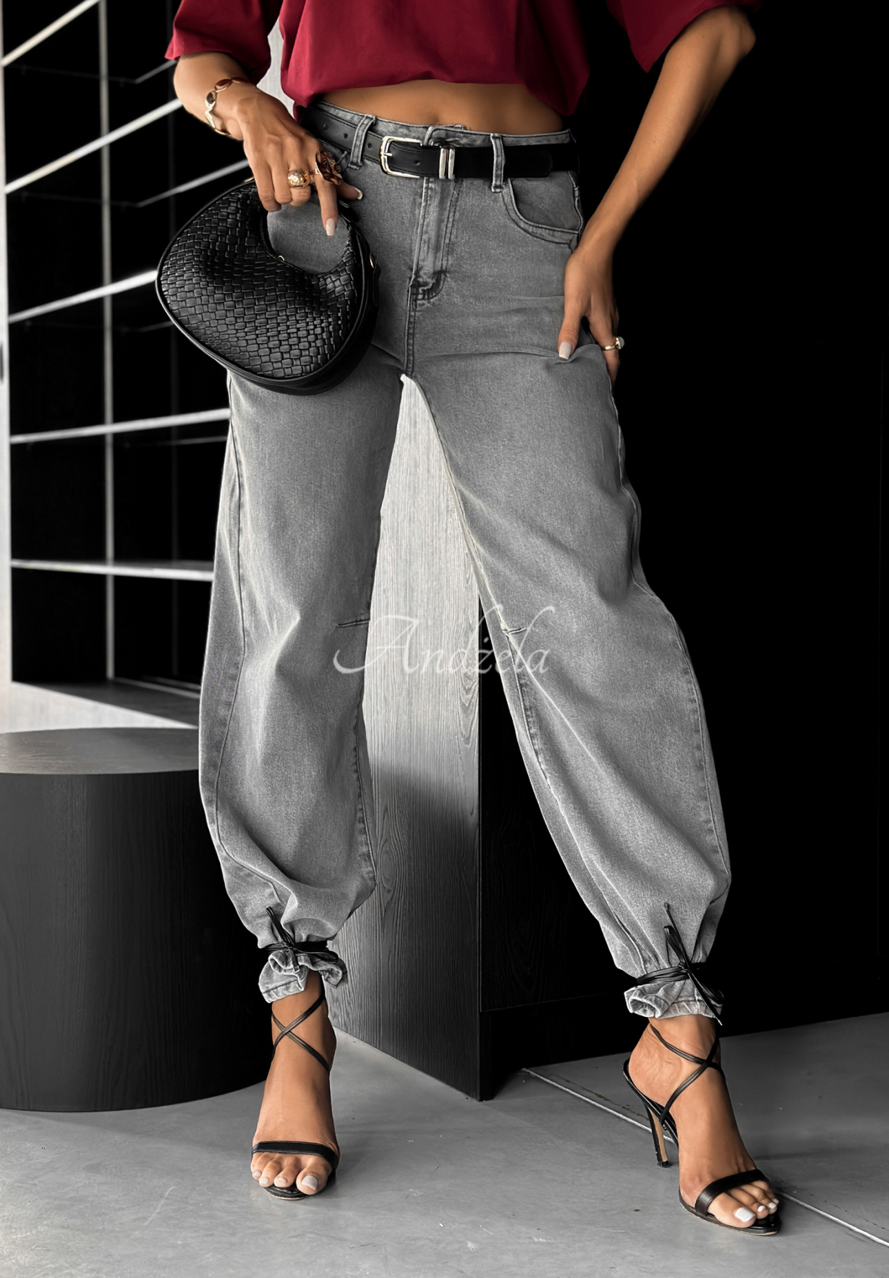 Blugi wide leg In This Silence