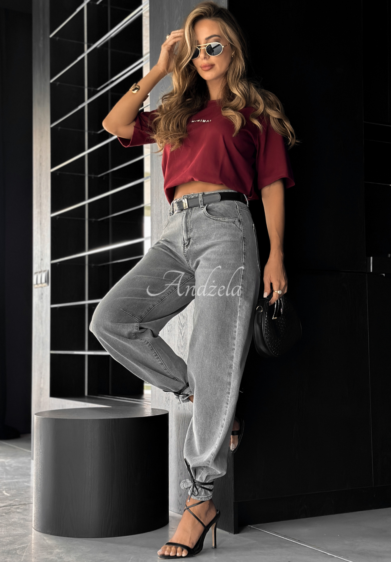 Blugi wide leg In This Silence