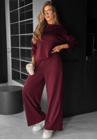 Compleu de trening Just Think bordo