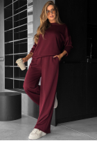 Compleu de trening Just Think bordo