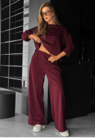 Compleu de trening Just Think bordo